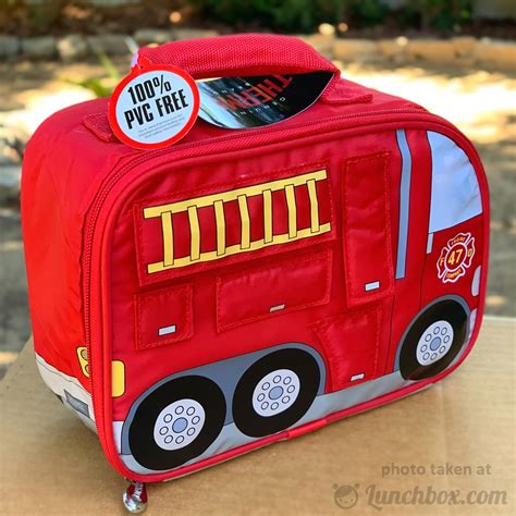 metal fire truck lunch box|fire truck lunch boxes.